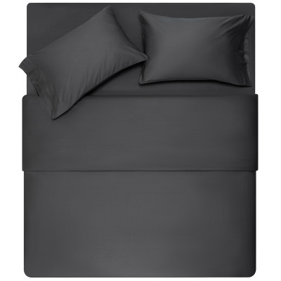 КПБ 2.0сп ARDESTO Mix&Match Premium, підковдра 200х220см, простирадло 240х260см, наволочки (2) 50х70см, 100% бавовна, сатин, сірий