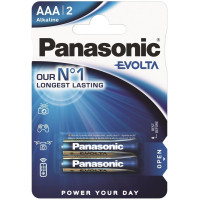 Батарейка Panasonic EVOLTA лужна AAА блістер, 2 шт.