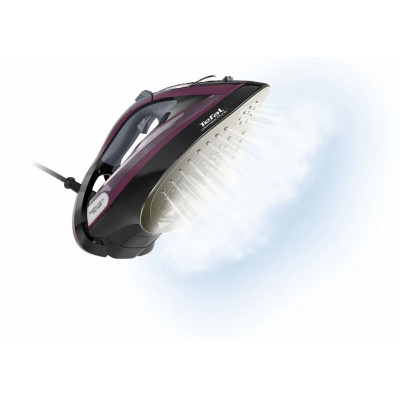 Праска Tefal Ultimate Pure, 3000Вт, 350мл, паровий удар -240гр, постійна пара - 55гр, керам. підошва, чорно-фіолетовий