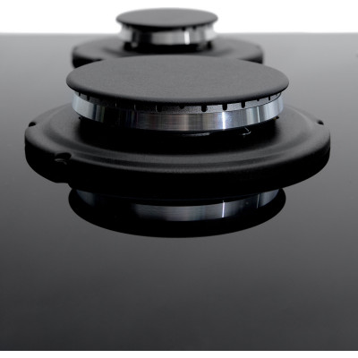 Варильна поверхня Hansa газова на склі, 59см, чавун, чорний