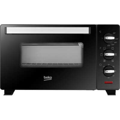 Печь электрическая Beko, 19л, 1400Вт, механич., конвенция, черная