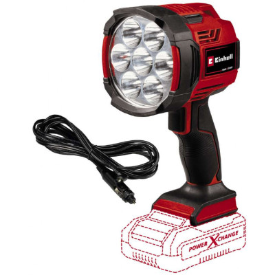 Ліхтар Einhell TE-CL 18/2500 LiAC - Solo акум., PXC, 2500 лм, 18В, 6500 К, 7 LED, 18/12В, 0.6 кг (без АКБ і ЗП) (4514145)