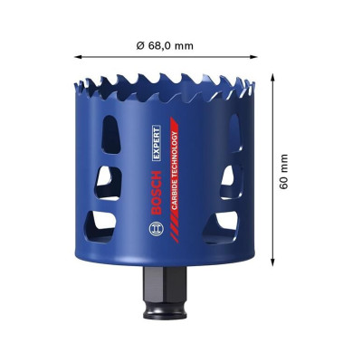 Коронка Bosch Professional Expert Tough Material 68x60мм