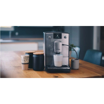 Кофемашина Nivona  CafeRomatica, 2,2л, зерно+молотый, автомат.капуч, авторецептов -5, серебристый