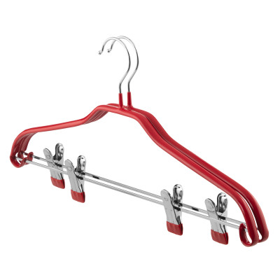 Набір вішаків з прищіпками ARDESTO 42см, 2шт, метал, ПВХ, червоний