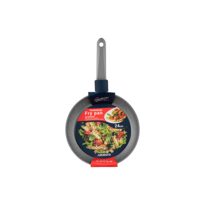 Сковорода ARDESTO Gemini Gourmet Vasto, 24см, алюміній, сірий