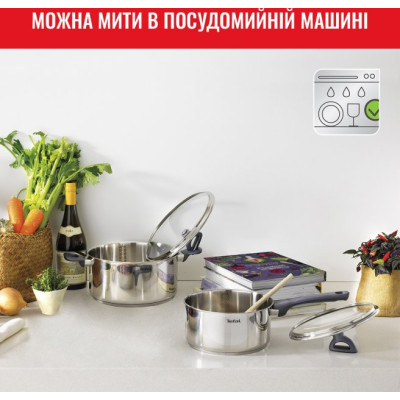 Tefal Набір посуду Daily Cook, 8 предметів, нерж.сталь G712S855