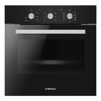 Духова шафа Hansa електрична, 62л, A, конвекція, чорний Духова шафа Hansa електрична, 62л, A, конвекція, чорний