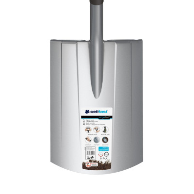 Лопата прямая Cellfast ERGO, закругленное лезвие, 123 см, 2,1 кг Лопата прямая Cellfast ERGO, закругленное лезвие, 123 см, 2,1 кг