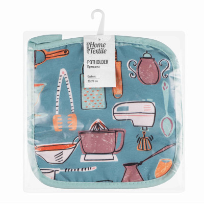 Прихватка ARDESTO Cookery 20х20см, 90% поліестер, 10% бавовна Прихватка ARDESTO Cookery 20х20см, 90% поліестер, 10% бавовна