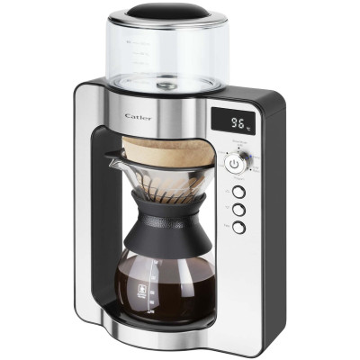 Кавоварка Catler крапельна для фільтр-кави, 1л, мелена, дисплей, вбудовані ваги, нерж. сталь, чорний Кавоварка Catler крапельна для фільтр-кави, 1л, мелена, дисплей, вбудовані ваги, нерж. сталь, чорний