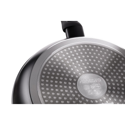 ARDESTO Сковорода Gemini Gourmet Aosta з кришкою, 26 см, чорний, алюминий ARDESTO Сковорода Gemini Gourmet Aosta з кришкою, 26 см, чорний, алюминий