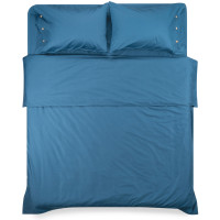 Простирадло ARDESTO Mix&Match, 240х260см, 100% бавовна, сатин, синій