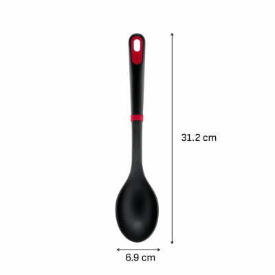 Ложка Tefal Ingenio+, пластик, червоно-чорний Ложка Tefal Ingenio+, пластик, червоно-чорний