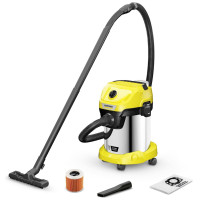 Пылесос профессиональный аккумуляторный Karcher WD 3-18 S V-17/20 18В 110мБар контейнер 17л без АКБ и ЗП Пылесос профессиональный аккумуляторный Karcher WD 3-18 S V-17/20 18В 110мБар контейнер 17л без АКБ и ЗП