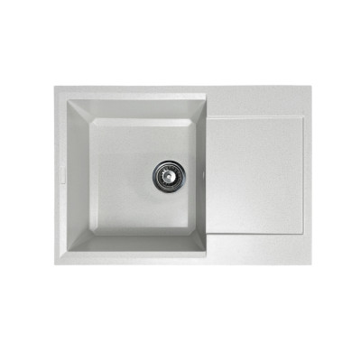 Набір кухонний Adamant Horizon Medium, штучний камінь, прямокут., з крилом, 700х500х230мм, чаша - 1, врізна, Old stone + змішувач Набір кухонний Adamant Horizon Medium, штучний камінь, прямокут., з крилом, 700х500х230мм, чаша - 1, врізна, Old stone + змішувач