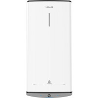 Водонагрівач електричний Ariston VELIS DUNE 100 EU плаский, слім, 100л, 2*1,5 кВт, емал. нагр. ел, ун. монтаж, ел. кер-ня, B, Італія, білий
