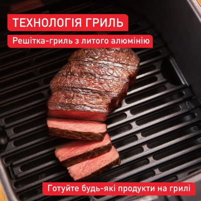 Tefal Мультипіч Easy Fry Silence, 1670Вт, чаша-5л, сенсорне керув., 10 програм, пластик, нерж. сталь-чорний