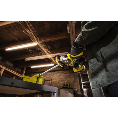 Ryobi Шліфмашина кутова RAG18X-0, акумуляторна ONE+ НР, безщіткова, 125мм, 18В (без АКБ та ЗУ)