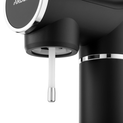 Сифон для газування води ARDESTO, підключення балону- різьба, пляшка 1л, важіль,  чорний