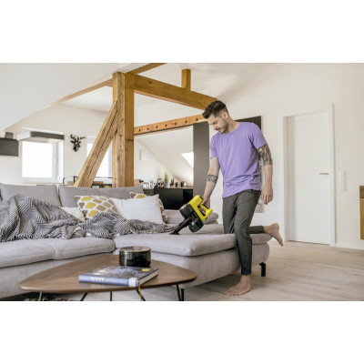 Karcher Пилосос ручний VC 4 CORDLESS MYHOME, акумуляторний, до 30 хв роботи, 21.6 В, Li-ion, 650 мл, 2.35 кг