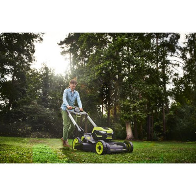 Газонокосарка акумуляторна Ryobi RY36LMXSP53A-160 самохідна MAX POWER 36В акб 1х6А·год дека 53см 70л 20-100мм 3в1 LED-фари до 3200м.кв (5133005802)