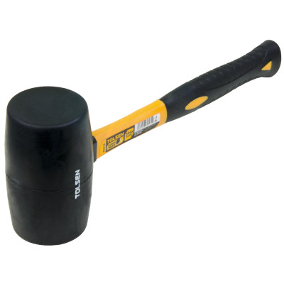 Киянка гумова Tolsen 900г 36мм руків'я скловолокно Киянка гумова Tolsen 900г 36мм руків'я скловолокно