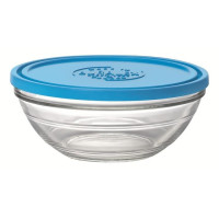 Duralex Миска Lys з синьою кришкою 2400 мл (23 см)