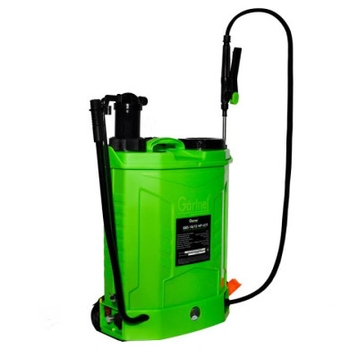 Обприскувач акумуляторний комбінований Gartner GBS-16/12 MP v2.0 16л 12В 5бар 2.6л/хв 6.1кг Обприскувач акумуляторний комбінований Gartner GBS-16/12 MP v2.0 16л 12В 5бар 2.6л/хв 6.1кг