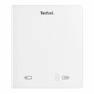 Ваги Tefal кухонні Essential, 5кг, AAAx2 в комплекті, скло, білий