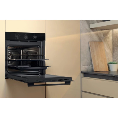 Духова шафа Whirlpool електрична, 71л, A, конвекція, чорний