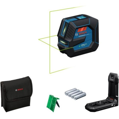 Нівелір лазерний Bosch Professional GLL 20-22 G 3.7В/4АА до 20м ±0.3мм/м зелений промінь чохол IP 65 0.59кг Нівелір лазерний Bosch Professional GLL 20-22 G 3.7В/4АА до 20м ±0.3мм/м зелений промінь чохол IP 65 0.59кг
