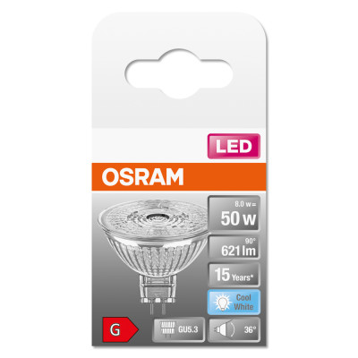 Osram Лампа LED GU5.3 8Вт 4000К 621Лм MR1650 12В STAR