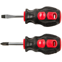 Викрутки Top Tools SL6x38мм, PH1х38мм, сталь CrV, набір 2шт Викрутки Top Tools SL6x38мм, PH1х38мм, сталь CrV, набір 2шт