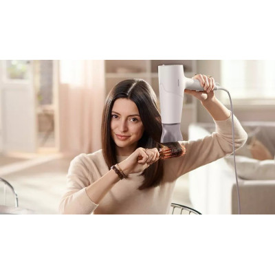 Фен Philips 5000 Series, 2100Вт, 3 режими, іонізація, хол. обдув, білий Фен Philips 5000 Series, 2100Вт, 3 режими, іонізація, хол. обдув, білий