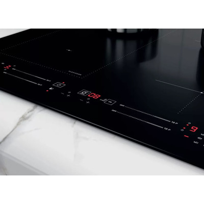 Варильна поверхня Whirlpool індукційна, 60см, розширена зона, чорний Варильна поверхня Whirlpool індукційна, 60см, розширена зона, чорний