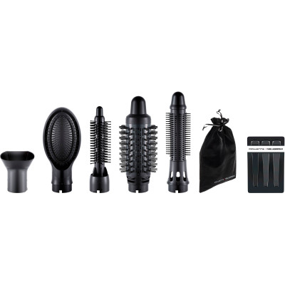 Фен-щітка Rowenta x Karl Lagerfeld Express Style, 800Вт, 3 режими, іоніз-я, чохол, чорний Фен-щітка Rowenta x Karl Lagerfeld Express Style, 800Вт, 3 режими, іоніз-я, чохол, чорний