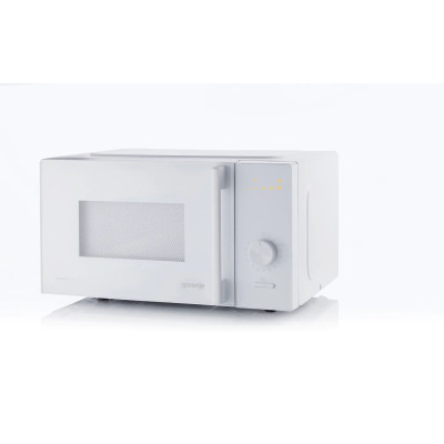 Мікрохвильова піч Gorenje, 20л, мех. керув., 700Вт, гриль, інвертор, білий Мікрохвильова піч Gorenje, 20л, мех. керув., 700Вт, гриль, інвертор, білий