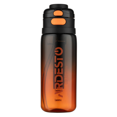 Пляшка для води ARDESTO Gym 800мл, пластик, чорний Пляшка для води ARDESTO Gym 800мл, пластик, чорний