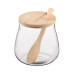 Банка для зберігання ARDESTO Midori Sugar 500мл, скло, бамбук, прозорий