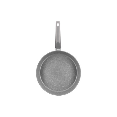 ARDESTO Сковорідка Gemini Gourmet з кришкою 28 см, сірий мармур, алюміній ARDESTO Сковорідка Gemini Gourmet з кришкою 28 см, сірий мармур, алюміній