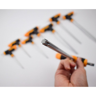 Викрутка Tolsen Т-подібні, Тorx 10-50, сталь CrV набір 8шт Викрутка Tolsen Т-подібні, Тorx 10-50, сталь CrV набір 8шт