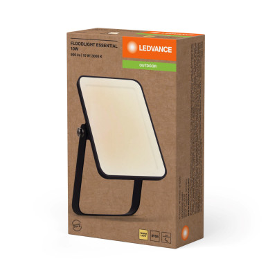 LEDVANCE Прожектор ESSENTIAL 10Вт 900Лм 3000K чорний LEDVANCE Прожектор ESSENTIAL 10Вт 900Лм 3000K чорний