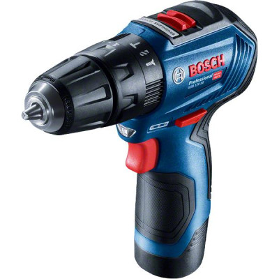 Шурупокрут-дрель ударный аккумуляторний Bosch GSB 12V-30 12В 2х2А·год 18·30Нм 0-420·1600об·хв кейс 0.82кг Шурупокрут-дрель ударный аккумуляторний Bosch GSB 12V-30 12В 2х2А·год 18·30Нм 0-420·1600об·хв кейс 0.82кг