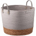 Кошик ARDESTO Minimalism 35х35х27см, паперовий шпагат, рогожка, сірий