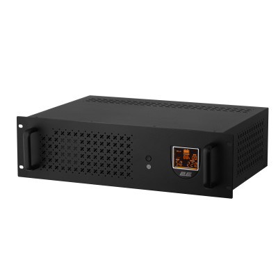 Источник бесперебойного питания 2E RE1500, 1500VA/900W, RM 3U, LCD, USB, 2xSchuko (2E-RE1500)