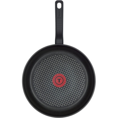 Сковорода Tefal Comfort Max, 26см, покриття Titanium, Thermo-Spot, нержавіюча cталь