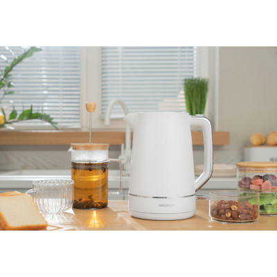 Електрочайник ARDESTO Timeless Elegance, 1.7л, Otter, пластик, білий матовий Електрочайник ARDESTO Timeless Elegance, 1.7л, Otter, пластик, білий матовий