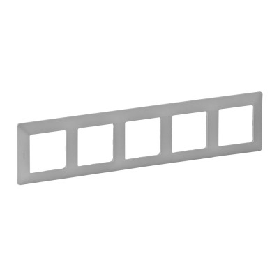 Рамка 5 постів Legrand Valena LIFE, алюміній