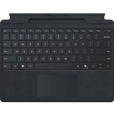 Клавіатура зі стілусом для планшета Microsoft Surface Pro 8 - 11, Pro X, UKR/ENG, чорна